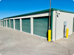 Exterior view of self-storage facility
